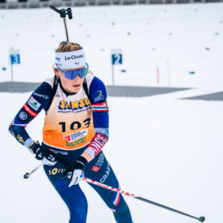 Samse National Tour n°5,LES CONTAMINES, FRANCE - JANUARY 25: LOU ANNE DUPONT BALLET BAZ of FRA January 25, 2026 in Les Contamines, France. (Photo by Rodriguez Alexis / @Aleiks_photo)
