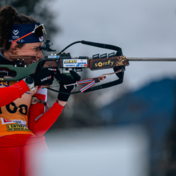 Samse National Tour n°5,LES CONTAMINES, FRANCE - JANUARY 25: FANY BERTRAND of FRA January 25, 2026 in Les Contamines, France. (Photo by Rodriguez Alexis / @Aleiks_photo)