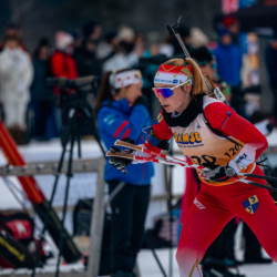 Samse National Tour n°5,LES CONTAMINES, FRANCE - JANUARY 25: January 25, 2026 in Les Contamines, France. (Photo by Rodriguez Alexis / @Aleiks_photo)