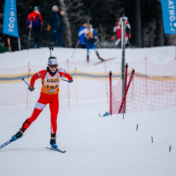 Samse National Tour n°5,LES CONTAMINES, FRANCE - JANUARY 25: January 25, 2026 in Les Contamines, France. (Photo by Rodriguez Alexis / @Aleiks_photo)