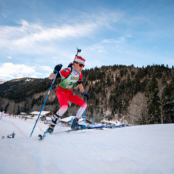 Samse National Tour n°5,LES CONTAMINES, FRANCE - JANUARY 25: TIMÉO COULON of FRA January 25, 2026 in Les Contamines, France. (Photo by Rodriguez Alexis / @Aleiks_photo)