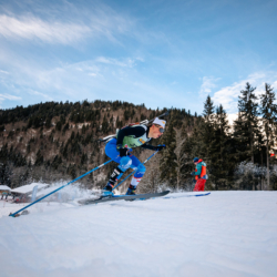 Samse National Tour n°5,LES CONTAMINES, FRANCE - JANUARY 25: ROBIN BOURCEY of FRA January 25, 2026 in Les Contamines, France. (Photo by Rodriguez Alexis / @Aleiks_photo)
