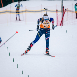 Samse National Tour n°5,LES CONTAMINES, FRANCE - JANUARY 25: January 25, 2026 in Les Contamines, France. (Photo by Rodriguez Alexis / @Aleiks_photo)