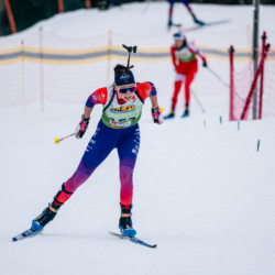 Samse National Tour n°5,LES CONTAMINES, FRANCE - JANUARY 25: January 25, 2026 in Les Contamines, France. (Photo by Rodriguez Alexis / @Aleiks_photo)