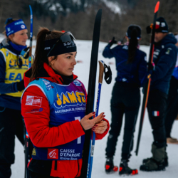 Samse National Tour n°5,LES CONTAMINES, FRANCE - JANUARY 25: THEMICE FONTAINE of FRA January 25, 2026 in Les Contamines, France. (Photo by Rodriguez Alexis / @Aleiks_photo)