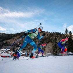 Samse National Tour n°5,LES CONTAMINES, FRANCE - JANUARY 25: PIERRE DUVAL of FRA January 25, 2026 in Les Contamines, France. (Photo by Rodriguez Alexis / @Aleiks_photo)