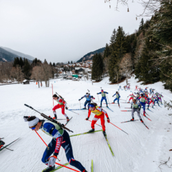 Samse National Tour n°5,LES CONTAMINES, FRANCE - JANUARY 25: REMI BROUTIER of FRA, MATHIEU GARCIA of FRA January 25, 2026 in Les Contamines, France. (Photo by Rodriguez Alexis / @Aleiks_photo)
