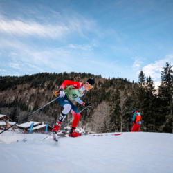 Samse National Tour n°5,LES CONTAMINES, FRANCE - JANUARY 25: LIAM GUERIN of FRA January 25, 2026 in Les Contamines, France. (Photo by Rodriguez Alexis / @Aleiks_photo)