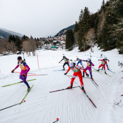 Samse National Tour n°5,LES CONTAMINES, FRANCE - JANUARY 25: IAN MARTINET of FRA January 25, 2026 in Les Contamines, France. (Photo by Rodriguez Alexis / @Aleiks_photo)