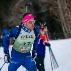 Samse National Tour n°5,LES CONTAMINES, FRANCE - JANUARY 25: ALEXIS COLOMBAN of FRA January 25, 2026 in Les Contamines, France. (Photo by Rodriguez Alexis / @Aleiks_photo)