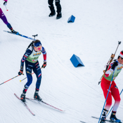 Samse National Tour n°5,LES CONTAMINES, FRANCE - JANUARY 25: CORENTIN JACOB of FRA January 25, 2026 in Les Contamines, France. (Photo by Rodriguez Alexis / @Aleiks_photo)