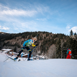Samse National Tour n°5,LES CONTAMINES, FRANCE - JANUARY 25: GASPARD JACQMIN of FRA January 25, 2026 in Les Contamines, France. (Photo by Rodriguez Alexis / @Aleiks_photo)