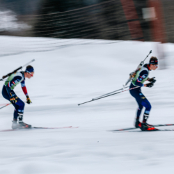 Samse National Tour n°5,LES CONTAMINES, FRANCE - JANUARY 25: CORENTIN JACOB of FRA, FLAVIO GUY of FRA January 25, 2026 in Les Contamines, France. (Photo by Rodriguez Alexis / @Aleiks_photo)