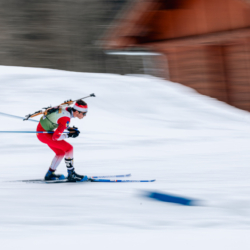 Samse National Tour n°5,LES CONTAMINES, FRANCE - JANUARY 25: CLEMENT PIRES of FRA January 25, 2026 in Les Contamines, France. (Photo by Rodriguez Alexis / @Aleiks_photo)