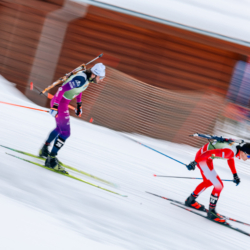 Samse National Tour n°5,LES CONTAMINES, FRANCE - JANUARY 25: ESTEBAN JAVAUX of FRA, BENJAMIN DE GRIMAUDET DE ROCHEBOUET of FRA January 25, 2026 in Les Contamines, France. (Photo by Rodriguez Alexis / @Aleiks_photo)