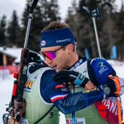 Samse National Tour n°5,LES CONTAMINES, FRANCE - JANUARY 25: THEO GUIRAUD-POILLOT of FRA, ANTONIN DELSOL of FRA January 25, 2026 in Les Contamines, France. (Photo by Rodriguez Alexis / @Aleiks_photo)