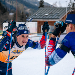 Samse National Tour n°5,LES CONTAMINES, FRANCE - JANUARY 25: EDGAR GENY of FRA, THEO GUIRAUD-POILLOT of FRA January 25, 2026 in Les Contamines, France. (Photo by Rodriguez Alexis / @Aleiks_photo)