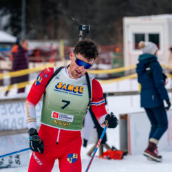 Samse National Tour n°5,LES CONTAMINES, FRANCE - JANUARY 25: MATHIEU GARCIA of FRA January 25, 2026 in Les Contamines, France. (Photo by Rodriguez Alexis / @Aleiks_photo)