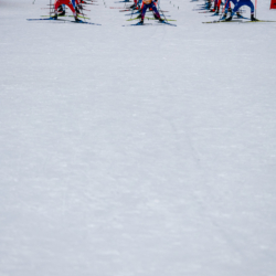 Samse National Tour n°5,LES CONTAMINES, FRANCE - JANUARY 25: VICTOR LAINE of FRA, TOM BOUILLET of FRA, ESTEBAN MOREIRA of FRA January 25, 2026 in Les Contamines, France. (Photo by Rodriguez Alexis / @Aleiks_photo)