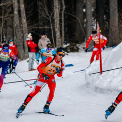 Samse National Tour n°5,LES CONTAMINES, FRANCE - JANUARY 25: LUCAS MOINE of FRA January 25, 2026 in Les Contamines, France. (Photo by Rodriguez Alexis / @Aleiks_photo)