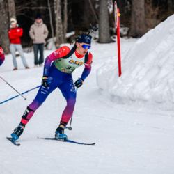 Samse National Tour n°5,LES CONTAMINES, FRANCE - JANUARY 25: LOIS LARGER of FRA January 25, 2026 in Les Contamines, France. (Photo by Rodriguez Alexis / @Aleiks_photo)