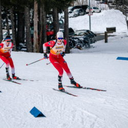 Samse National Tour n°5,LES CONTAMINES, FRANCE - JANUARY 25: PETER SANDERS of FRA January 25, 2026 in Les Contamines, France. (Photo by Rodriguez Alexis / @Aleiks_photo)