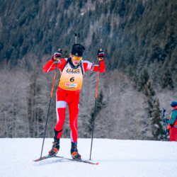 Samse National Tour n°5,LES CONTAMINES, FRANCE - JANUARY 25: ALEXIS FINE of FRA January 25, 2026 in Les Contamines, France. (Photo by Rodriguez Alexis / @Aleiks_photo)