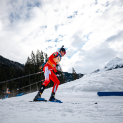 Samse National Tour n°5,LES CONTAMINES, FRANCE - JANUARY 25: ADRIAN DOREL of FRA January 25, 2026 in Les Contamines, France. (Photo by Rodriguez Alexis / @Aleiks_photo)
