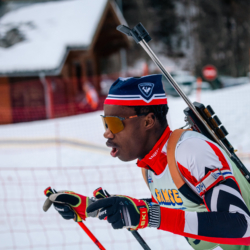 Samse National Tour n°5,LES CONTAMINES, FRANCE - JANUARY 25: FRANTZKY PERRIER of FRA January 25, 2026 in Les Contamines, France. (Photo by Rodriguez Alexis / @Aleiks_photo)