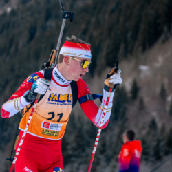 Samse National Tour n°5,LES CONTAMINES, FRANCE - JANUARY 25: EMILIAN GUILLET of FRA January 25, 2026 in Les Contamines, France. (Photo by Rodriguez Alexis / @Aleiks_photo)
