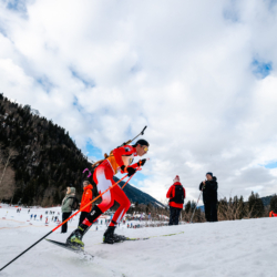 Samse National Tour n°5,LES CONTAMINES, FRANCE - JANUARY 25: SACHA MAZZILLI RIABOFF of FRA January 25, 2026 in Les Contamines, France. (Photo by Rodriguez Alexis / @Aleiks_photo)