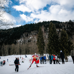 Samse National Tour n°5,LES CONTAMINES, FRANCE - JANUARY 25: PETER SANDERS of FRA January 25, 2026 in Les Contamines, France. (Photo by Rodriguez Alexis / @Aleiks_photo)