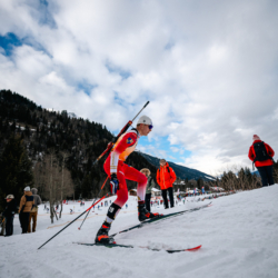 Samse National Tour n°5,LES CONTAMINES, FRANCE - JANUARY 25: PETER SANDERS of FRA January 25, 2026 in Les Contamines, France. (Photo by Rodriguez Alexis / @Aleiks_photo)