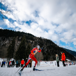 Samse National Tour n°5,LES CONTAMINES, FRANCE - JANUARY 25: MATHIS LAINÉ of FRA January 25, 2026 in Les Contamines, France. (Photo by Rodriguez Alexis / @Aleiks_photo)