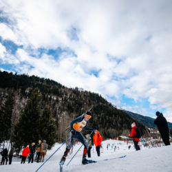 Samse National Tour n°5,LES CONTAMINES, FRANCE - JANUARY 25: CLEMENT RODRIGUEZ of FRA January 25, 2026 in Les Contamines, France. (Photo by Rodriguez Alexis / @Aleiks_photo)