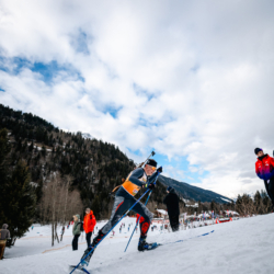 Samse National Tour n°5,LES CONTAMINES, FRANCE - JANUARY 25: CLEMENT RODRIGUEZ of FRA January 25, 2026 in Les Contamines, France. (Photo by Rodriguez Alexis / @Aleiks_photo)