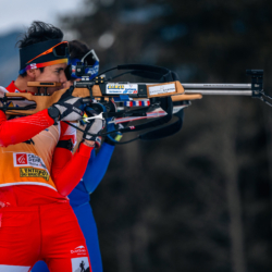 Samse National Tour n°5,LES CONTAMINES, FRANCE - JANUARY 25: LUCAS MOINE of FRA January 25, 2026 in Les Contamines, France. (Photo by Rodriguez Alexis / @Aleiks_photo)