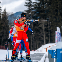 Samse National Tour n°5,LES CONTAMINES, FRANCE - JANUARY 25: LUCAS MOINE of FRA January 25, 2026 in Les Contamines, France. (Photo by Rodriguez Alexis / @Aleiks_photo)