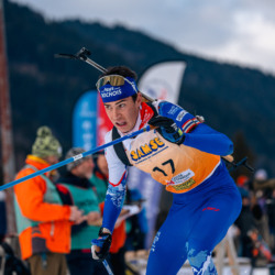 Samse National Tour n°5,LES CONTAMINES, FRANCE - JANUARY 25: NICOLAS COLOMBAN of FRA January 25, 2026 in Les Contamines, France. (Photo by Rodriguez Alexis / @Aleiks_photo)