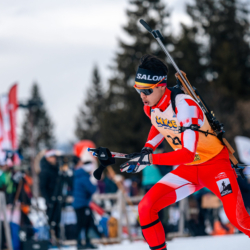 Samse National Tour n°5,LES CONTAMINES, FRANCE - JANUARY 25: LUCAS MOINE of FRA January 25, 2026 in Les Contamines, France. (Photo by Rodriguez Alexis / @Aleiks_photo)