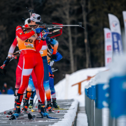 Samse National Tour n°5,LES CONTAMINES, FRANCE - JANUARY 25: MATHIS LAINÉ of FRA January 25, 2026 in Les Contamines, France. (Photo by Rodriguez Alexis / @Aleiks_photo)