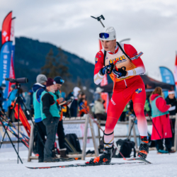 Samse National Tour n°5,LES CONTAMINES, FRANCE - JANUARY 25: PETER SANDERS of FRA January 25, 2026 in Les Contamines, France. (Photo by Rodriguez Alexis / @Aleiks_photo)