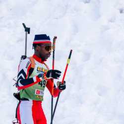 Samse National Tour n°5,LES CONTAMINES, FRANCE - JANUARY 25: FRANTZKY PERRIER of FRA January 25, 2026 in Les Contamines, France. (Photo by Rodriguez Alexis / @Aleiks_photo)