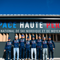 EQUIPE DE FRANCE JUNIOR/JEUNE MONDIAUX 2026,CNSNMM, FRANCE - FEBRUARY 24: Tom BOUILLET of FRA JU, Antonin DELSOL of FRA SA, Guillaume POIROT of FRA VO, Emile PERRILLAT-BOTTONET of FRA MB, Léo CARLIER of FRA JU, Sacha MAZZILLI-RIABOFF of FRA SA, Camille GRATALOUP MANNISOLLE of FRA DA, Nans MADELENAT of FRA DA February 24, 2026 in CNSNMM, France. (Photo by Rodriguez Alexis / @Aleiks_photo)
