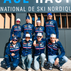 EQUIPE DE FRANCE JUNIOR/JEUNE MONDIAUX 2026,CNSNMM, FRANCE - FEBRUARY 24: Louise ROGUET of FRA, Léo CARLIER of FRA, Lou-Anne DUPONT BALLET-BAZ, Guillaume POIROT of FRA, Namou CADAU ARMAND of FRA, Themice FONTAINE of FRA, Camille GRATALOUP MANISSOLLE and Antonin DELSOL of FRA February 24, 2026 in CNSNMM, France. (Photo by Rodriguez Alexis / @Aleiks_photo)