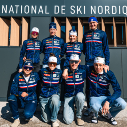 EQUIPE DE FRANCE JUNIOR/JEUNE MONDIAUX 2026,CNSNMM, FRANCE - FEBRUARY 24: Louise ROGUET of FRA, Léo CARLIER of FRA, Lou-Anne DUPONT BALLET-BAZ, Guillaume POIROT of FRA, Namou CADAU ARMAND of FRA, Themice FONTAINE of FRA, Camille GRATALOUP MANISSOLLE and Antonin DELSOL of FRA February 24, 2026 in CNSNMM, France. (Photo by Rodriguez Alexis / @Aleiks_photo)
