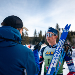 Samse National Tour n°6,AUTRANS, FRANCE - FEBRUARY 8: THOMAS BRAY, ANTONIN GUY of FRA February 8, 2026 in Autrans, France. (Photo by Rodriguez Alexis / @Aleiks_photo)
