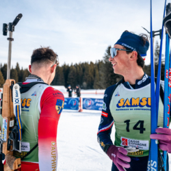 Samse National Tour n°6,AUTRANS, FRANCE - FEBRUARY 8: MATHIEU GARCIA of FRA, ANTONIN GUY of FRA February 8, 2026 in Autrans, France. (Photo by Rodriguez Alexis / @Aleiks_photo)