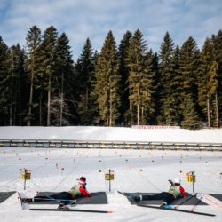 Samse National Tour n°6,AUTRANS, FRANCE - FEBRUARY 8: MALO ANDREIS of FRA, ROBINSON GOLERET of FRA February 8, 2026 in Autrans, France. (Photo by Rodriguez Alexis / @Aleiks_photo)