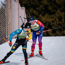 Samse National Tour n°6,AUTRANS, FRANCE - FEBRUARY 8: GABIN PACCARD of FRA, KELVIN LECOMTE of FRA February 8, 2026 in Autrans, France. (Photo by Rodriguez Alexis / @Aleiks_photo)